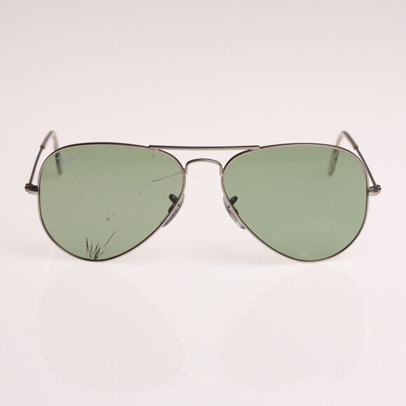 Ray-Ban 3025 Aviator Large Metal 019/05 Unisex Gray (pre-own)